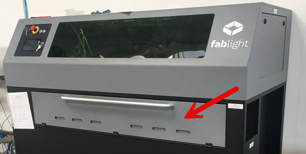 Fablight Front Access Door.