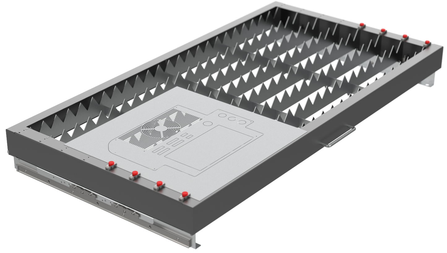 Bed Hold-Down Tab with Screw